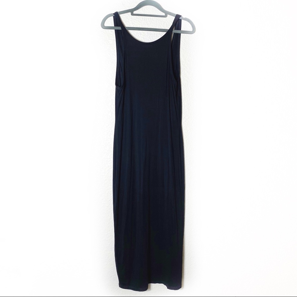 Lovers + Friends Black Tank Cotton Maxi Dress